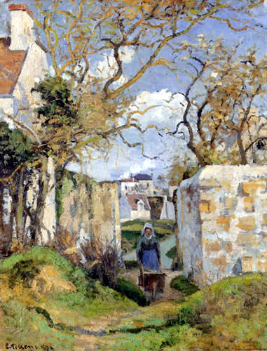 Camille Pissarro - Farmers wife working