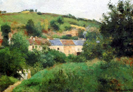 Camille Pissarro - Das Dorf Pathway