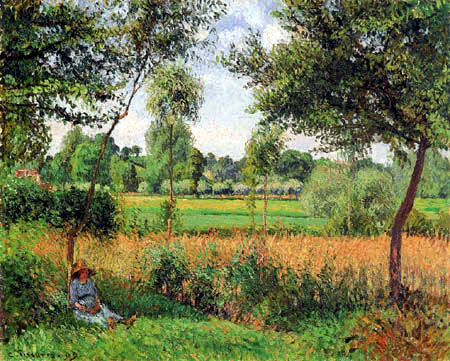 Camille Pissarro - Morgensonne in Eragny