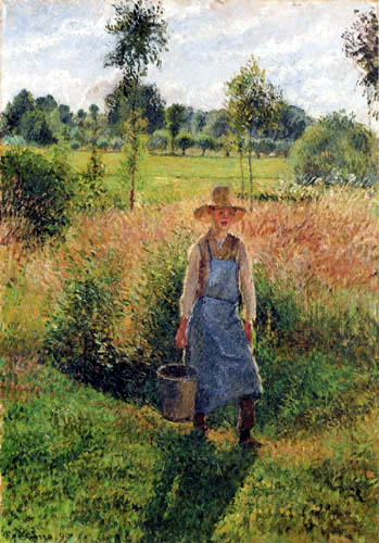 Camille Pissarro - Der Gärtner in Eragny