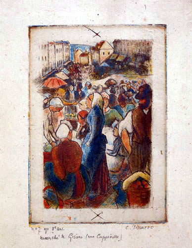Camille Pissarro - Market in Gisors
