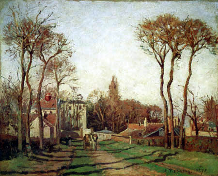 Camille Pissarro - Das Dorf Voisins