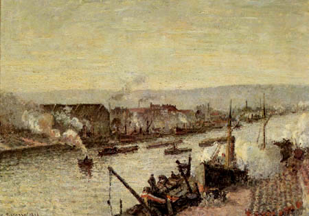 Camille Pissarro - Der Hafen von Rouen