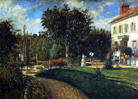 Camille Pissarro - Le jardin de Les Mathurins
