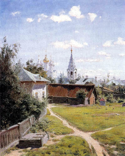 Wassili Dmitrijewitsch Polenow - A yard in Moscow