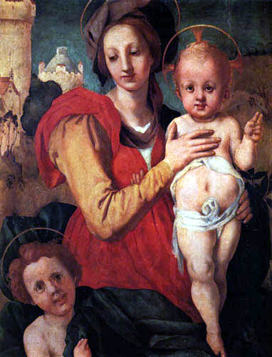 Jacopo da Pontormo - Madonna with child