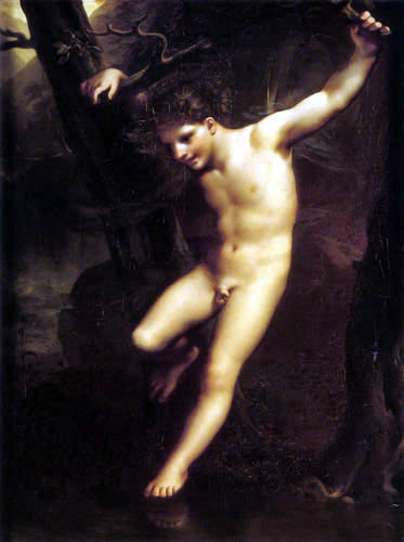Pierre-Paul Prud´hon - A young Zephyr, balancing over water