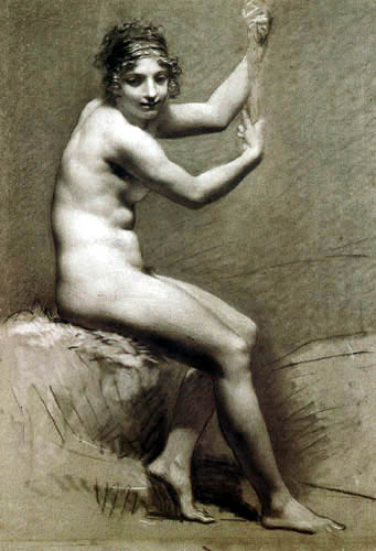 Pierre-Paul Prud´hon - Femme nue à droite