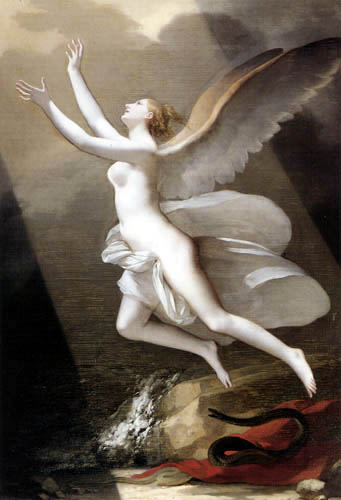 Pierre-Paul Prud´hon - The soul breaks its connection to the earth