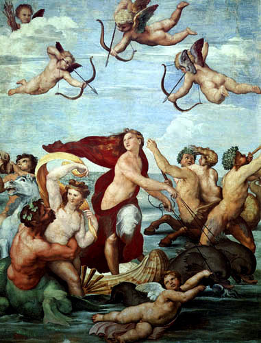 Raffaelo Raffael (Santi Sanzio, Raffael da Urbino) - Triumph der Galatea