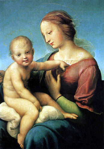 Raffaelo Raphael (Sanzio da Urbino) - Cowper Madonna