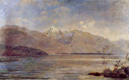 Daniele Ranzoni - View of Ascona, Lago Maggiore
