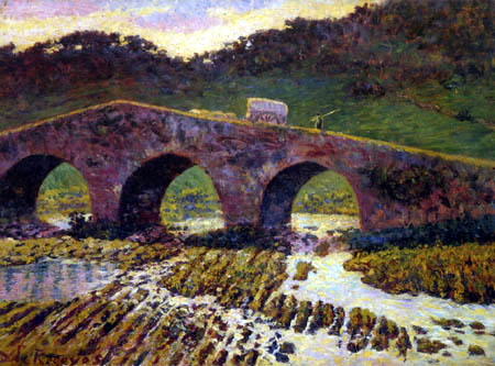 Darío de Regoyos y Valdés - Brücke in Tolosa