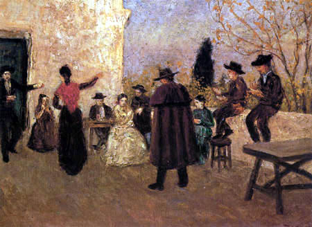Darío de Regoyos y Valdés - Fiesta Flamenca