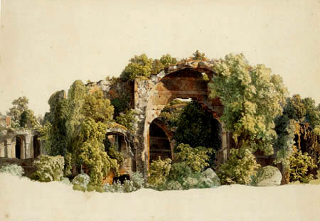 Johann C. Reinhart - Ruinen der Villa Adriana