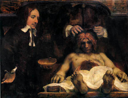 Hermansz. van Rijn Rembrandt - L'anatomie de Dr. Joan Deyman