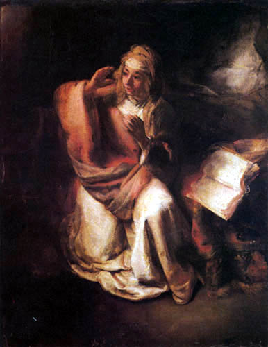 Hermansz. van Rijn Rembrandt - Maria Verkündigung- Fragment