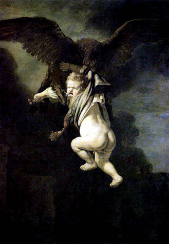 Hermansz. van Rijn Rembrandt - The rape of Ganymede