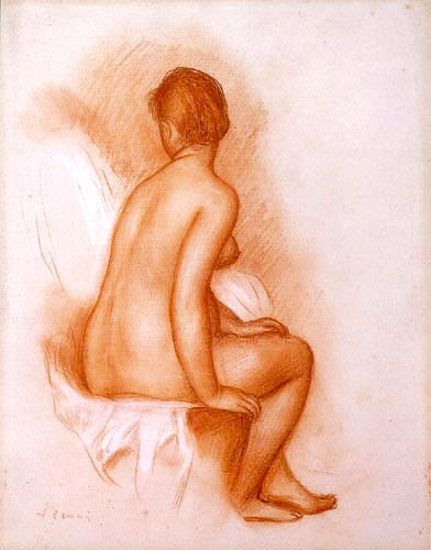 Pierre Auguste Renoir - Sitzende Badende