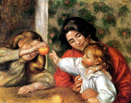 Pierre Auguste Renoir - Gabrielle, Jean und ein Mädchen