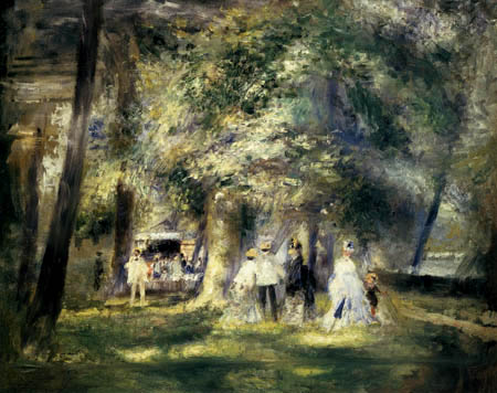 Pierre Auguste Renoir - Im Park von Saint-Cloud