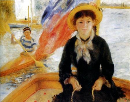 Pierre Auguste Renoir - Girl in the boat