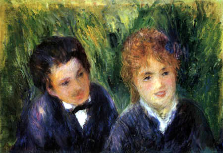 Pierre Auguste Renoir - Young Man an d young Woman