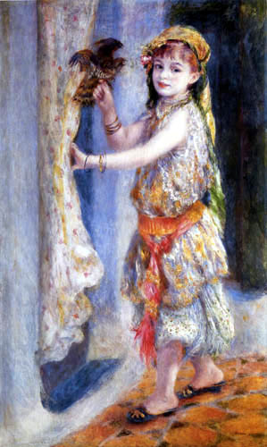 Pierre Auguste Renoir - Girl with a falcon