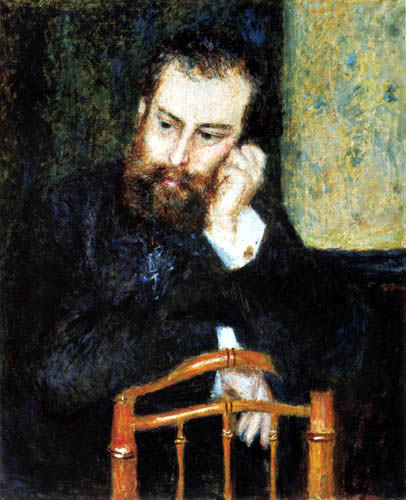 Pierre Auguste Renoir - Portrait of Alfred Sisley