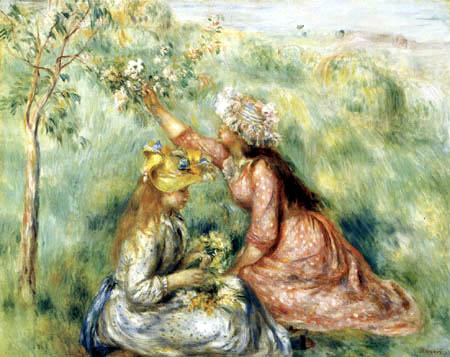 Pierre Auguste Renoir - Auf der Wiese