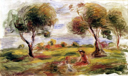 Pierre Auguste Renoir - Paysage de Cagnes