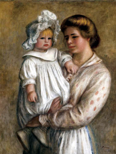 Pierre Auguste Renoir - Claude and Renée