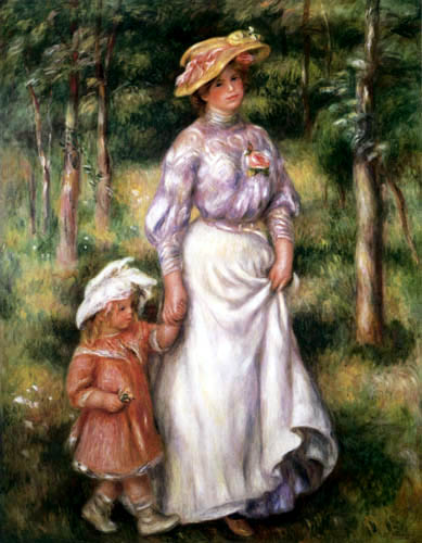 Pierre Auguste Renoir - The walk