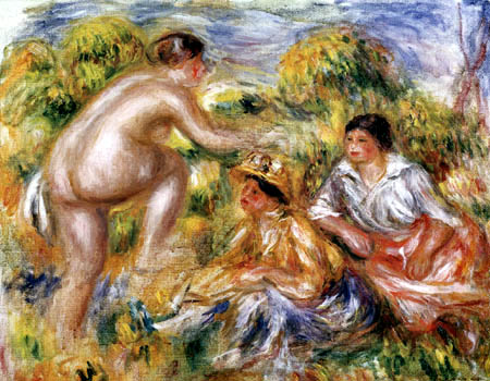 Pierre Auguste Renoir - Junge Frauen auf dem Lande