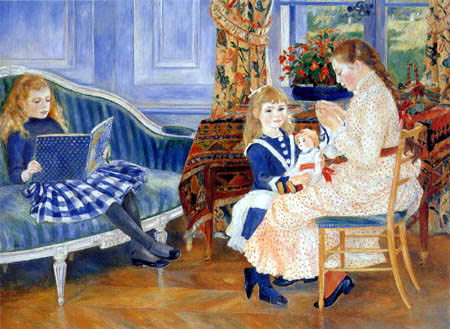 Pierre Auguste Renoir - Nachmittag der Kinder in Wargemont