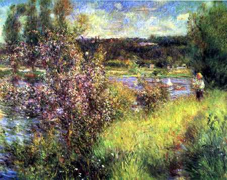 Pierre Auguste Renoir - The Seine near Chatou