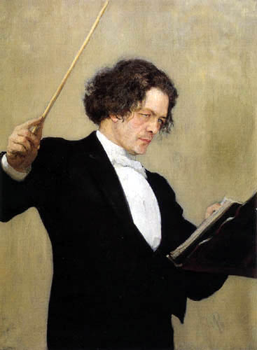 Ilja Jefimowitsch Repin - The Composer Anton Rubinstein