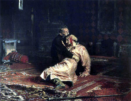 Ilja Jefimowitsch Repin - Ivan the Terrible and his son