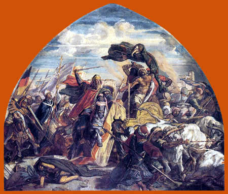 Alfred Rethel - Battle near Cordoba