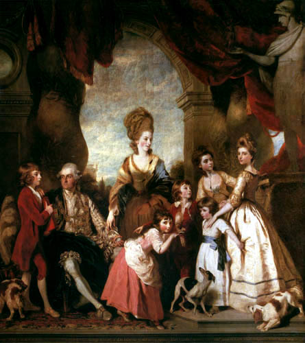 Sir Joshua Reynolds - Herzog Marlborough IV. mit seiner Familie