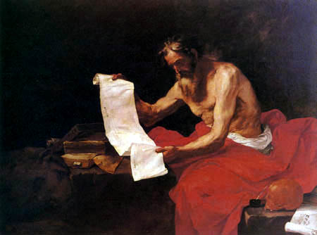 Jusepe (José) de Ribera - Saint Jerome