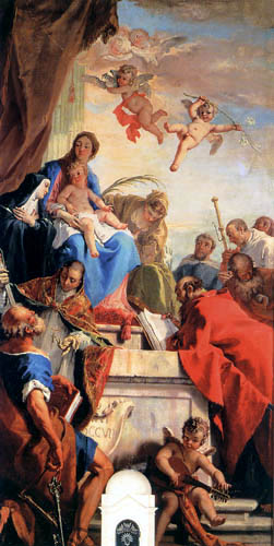 Sebastiano Ricci - Madonna with child