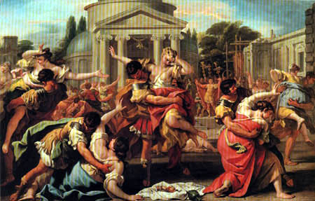 Sebastiano Ricci - Rape of the Sabine Women