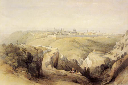 David Roberts - Panorama sur Jérusalem