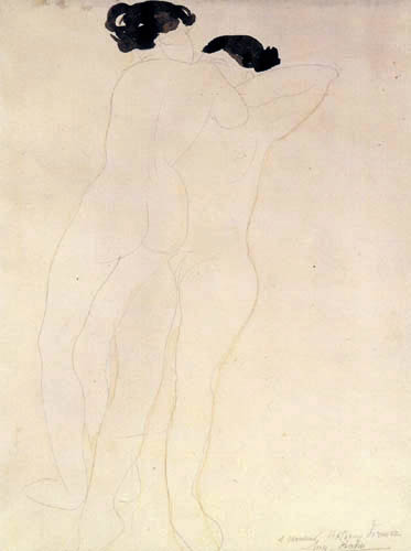 Auguste Rodin - Zwei weibliche Akte