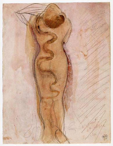Auguste Rodin - Serpiente y Eva