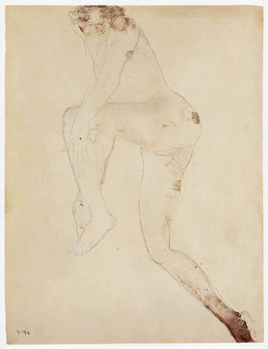 Auguste Rodin - Frauenakt im Profil