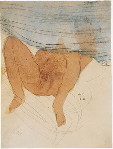 Auguste Rodin - Manos en un sexo