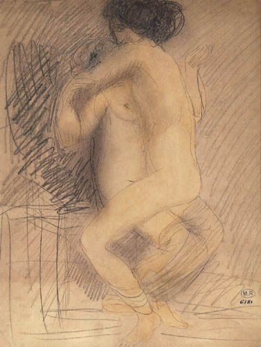 Auguste Rodin - Sitzendes sapphisches Paar