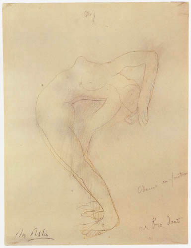 Auguste Rodin - Female Nude